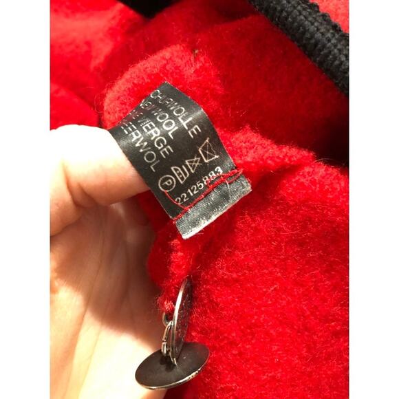 Vintage Elegance Seiler Norwegian Red Felted 100% Wool Jacket Size 116cm 6Y - Picture 12 of 12